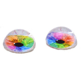 High Domed Rainbow Doll Glass Eyes