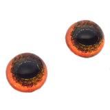 High Domed Red Bird Glass Eyes