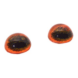 High Domed Red Bird Glass Eyes
