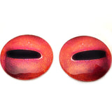 Red Octopus Glass Eyes