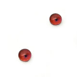 Red Rockhopper Penguin Glass Bird Eyes