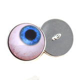 Side Glance Blue Sew on glass eyes