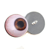 Side Glance Brown Sew on Eyes