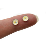 6mm Yellow Sphynx Cat Glass Eyes