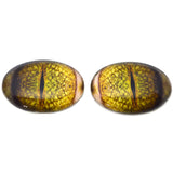 Swamp Creature Oval Glass Eyes