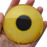 Giant Yellow Snow Owl Glass Bird Eyes
