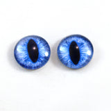 Blue Cat Glass Eyes