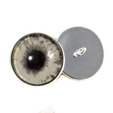 Glow in the Dark Sew On Button 16mm Zombie Glass Eyes