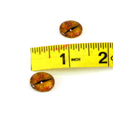 10mm Golden Dragon Glass Eyes