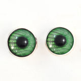 Cyberpunk Green Microchip Sew-on Eyes
