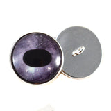 Sew On Buttons Purple Unicorn Glass Eyes