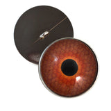 Sew On Buttons Amber Honeycomb Glass Eyes