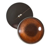 Sew On Buttons Bronze Silver Glass Eyes