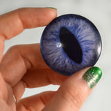 Blue Cat Glass Eye