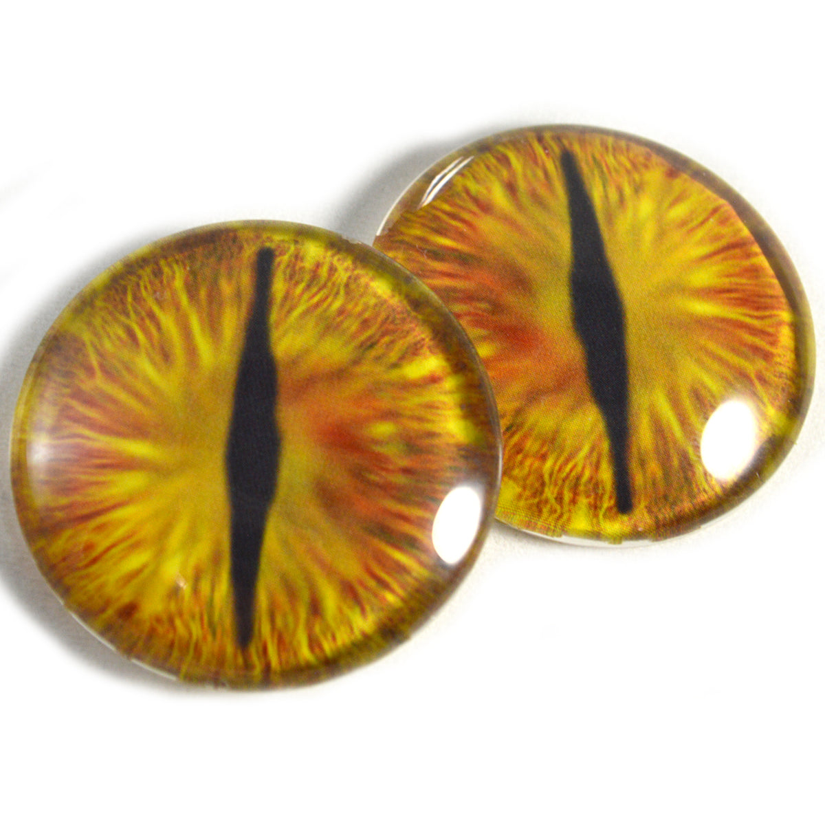 Large Animal Glass Eye Round Cabochon Dragon Eyes for Art and