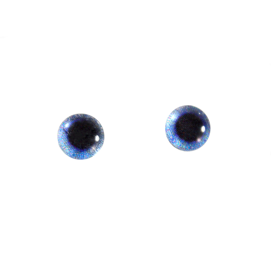 Dark Blue Transparent Glass Teddy Bear Eyes