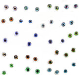 Wholesale Lot 20 Pairs of 6mm Doll Glass Eyes with Whites