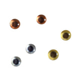 6mm metallic glass eyes