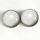 Sew On Buttons Blank White Glass Eyes
