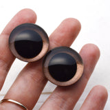 Brown Bronze Metallic Plastic Safety Eyes