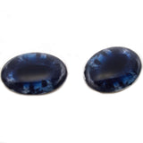 Dark blue and black oval horse