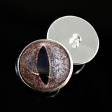 Sew On Buttons Diamondback Rattlesnake Glass Eyes