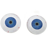 Extraterrestrial Blue Alien Glass Eyes with Whites