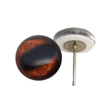 Elk Glass Eyes on Wire Pin Posts