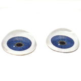 High Domed ET Extraterrestrial Blue Alien Glass Eyes