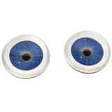 High Domed ET Extraterrestrial Blue Alien Glass Eyes