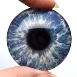Gray Blue Human Glass Eyes for Art Doll Making