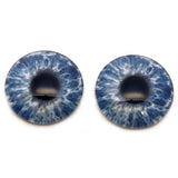 Gray Blue Human Glass Eyes for Art Doll Making