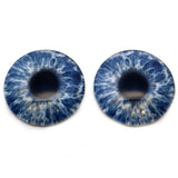 Gray Blue Human Glass Eyes for Art Doll Making