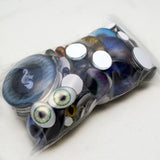 Random Overstock Bulk Lot 1/2 Pound Mixed Glass Eyes