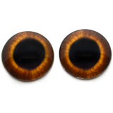 Brown Rabbit Hare Glass Eyes