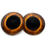 Brown Rabbit Hare Glass Eyes