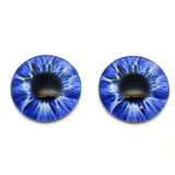 Intense Ice Blue Human Glass Eyes