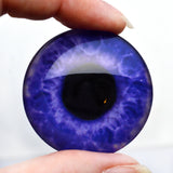 Jewel Tone Dark Blue Human Glass Eyes