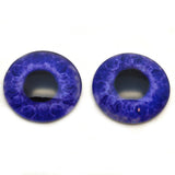 Jewel Tone Dark Blue Human Glass Eyes