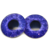 Jewel Tone Dark Blue Human Glass Eyes