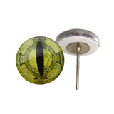 Light Green Fantasy Celtic Dragon Eyes on posts