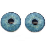 Natural Light Baby Blue Human Glass Eyes