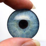 Natural Light Baby Blue Human Glass Eyes
