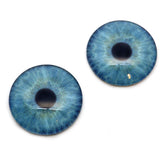 Natural Light Baby Blue Human Glass Eyes