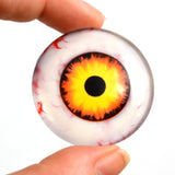 Nightmare Clown Yellow and Orange Glass Doll Eyes