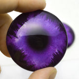 Purple Night Sky Tree Line Glass eyes