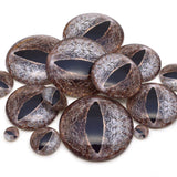 Diamondback Rattlesnake Glass Eyes