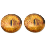 Realistic Tan Cat Glass Eyes
