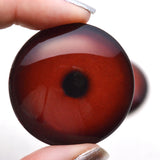 Dark Red Loon Bird Glass Eye for Bird sculpture