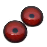 Dark Red Loon Bird Glass Eye for Bird sculpture